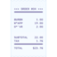 receipt on Facebook