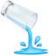 pouring liquid on Facebook
