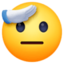 saluting face on Facebook