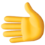 leftwards hand on Facebook