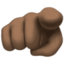 index pointing at the viewer: dark skin tone on Facebook