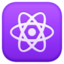 atom symbol on Facebook