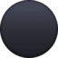 black circle on Facebook