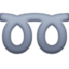double curly loop on Facebook