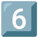keycap: 6 on Google