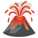 volcano on Google