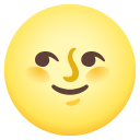 full moon face on Google