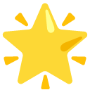 glowing star on Google