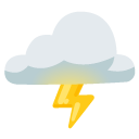 cloud with lightning on Google