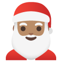 Santa Claus: medium skin tone on Google
