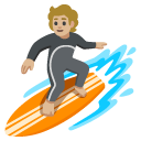 person surfing: medium-light skin tone on Google