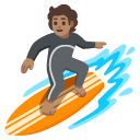 person surfing: medium skin tone on Google