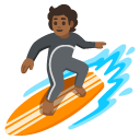 person surfing: medium-dark skin tone on Google