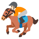 horse racing: light skin tone on Google