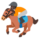 horse racing: dark skin tone on Google