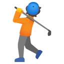 person golfing on Google