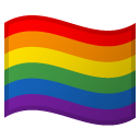rainbow flag on Google