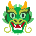 dragon face on Google