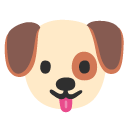 dog face on Google