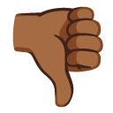 thumbs down: medium-dark skin tone on Google