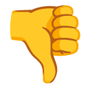 thumbs down on Google