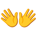 open hands on Google