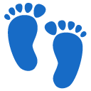 footprints on Google