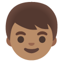 boy: medium skin tone on Google