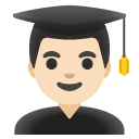 man student: light skin tone on Google