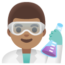 man scientist: medium skin tone on Google