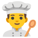 man cook on Google