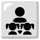 family: man, girl, girl on Google