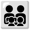 family: man, man, girl, boy on Google