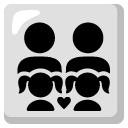 family: man, man, girl, girl on Google