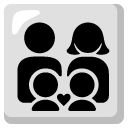 family: man, woman, boy, boy on Google