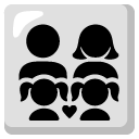 family: man, woman, girl, girl on Google