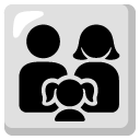 family: man, woman, girl on Google