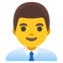 man office worker on Google