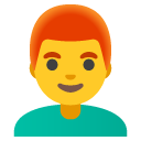 man: red hair on Google