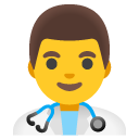 man health worker on Google