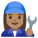 woman mechanic: medium skin tone on Google