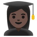 woman student: dark skin tone on Google
