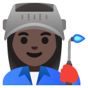 woman factory worker: dark skin tone on Google