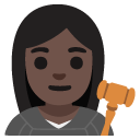 woman judge: dark skin tone on Google