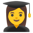 woman student on Google
