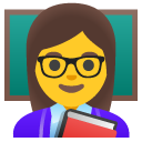 woman teacher on Google