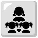 family: woman, girl, girl on Google