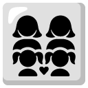 family: woman, woman, girl, girl on Google