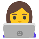 woman technologist on Google