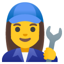 woman mechanic on Google
